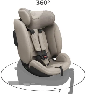 Kinderkraft I-FIX ENDURA SAFE ISOFIX Autostoel Groep 2/3 Beige
