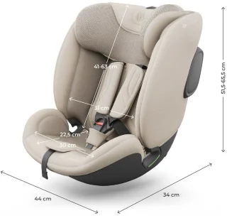 Kinderkraft I-FIX ENDURA SAFE ISOFIX Autostoel Groep 2/3 Beige