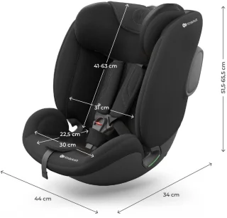 Kinderkraft I-FIX ENDURA SAFE ISOFIX Autostoel Groep 2/3 Zwart