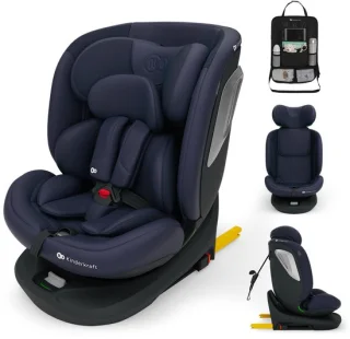 Kinderkraft I-GROW 2 PLUS autostoel + auto-organizer blauw
