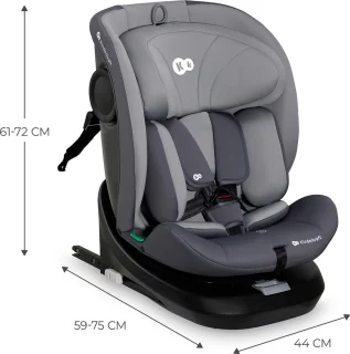 Kinderkraft I-GROW I-SIZE Autostoel Grijs