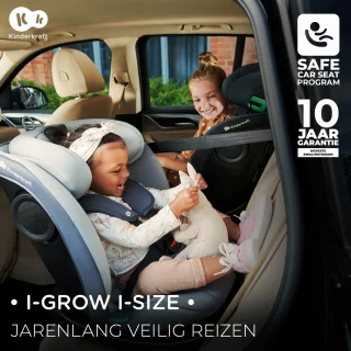 Kinderkraft I-GROW I-SIZE Autostoeltje - Groen