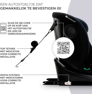 Kinderkraft I-GROW I-SIZE Autostoeltje