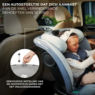 Kinderkraft I-GROW I-SIZE Autostoeltje