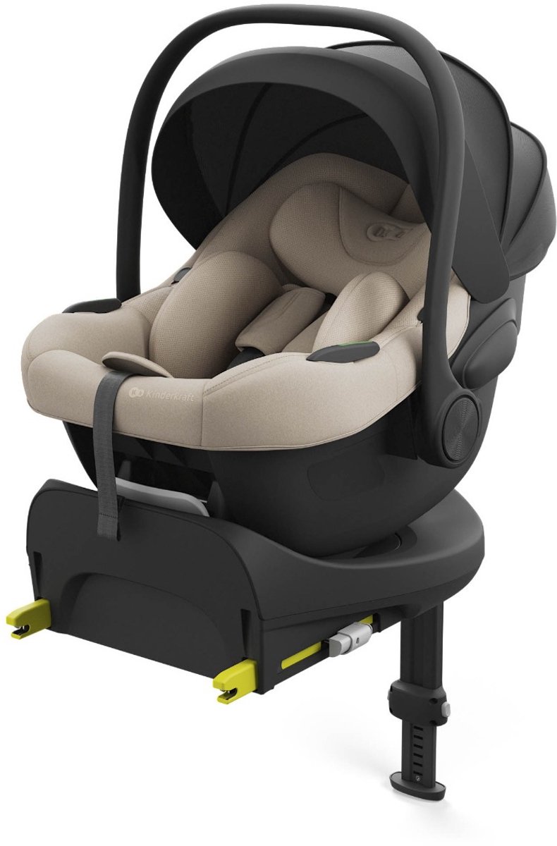 De Kinderkraft I-LITE Autostoel met ISOFIX Basis Beige in één oogopslag