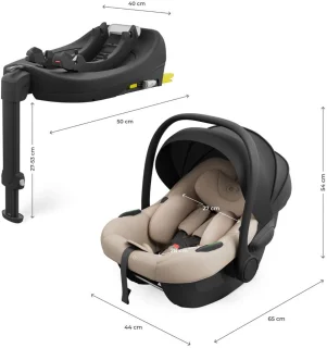 Kinderkraft I-LITE Autostoel met ISOFIX Basis Beige