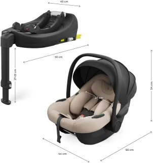 Kinderkraft I-Lite Endura Safe FX Isofix Autostoel Beige