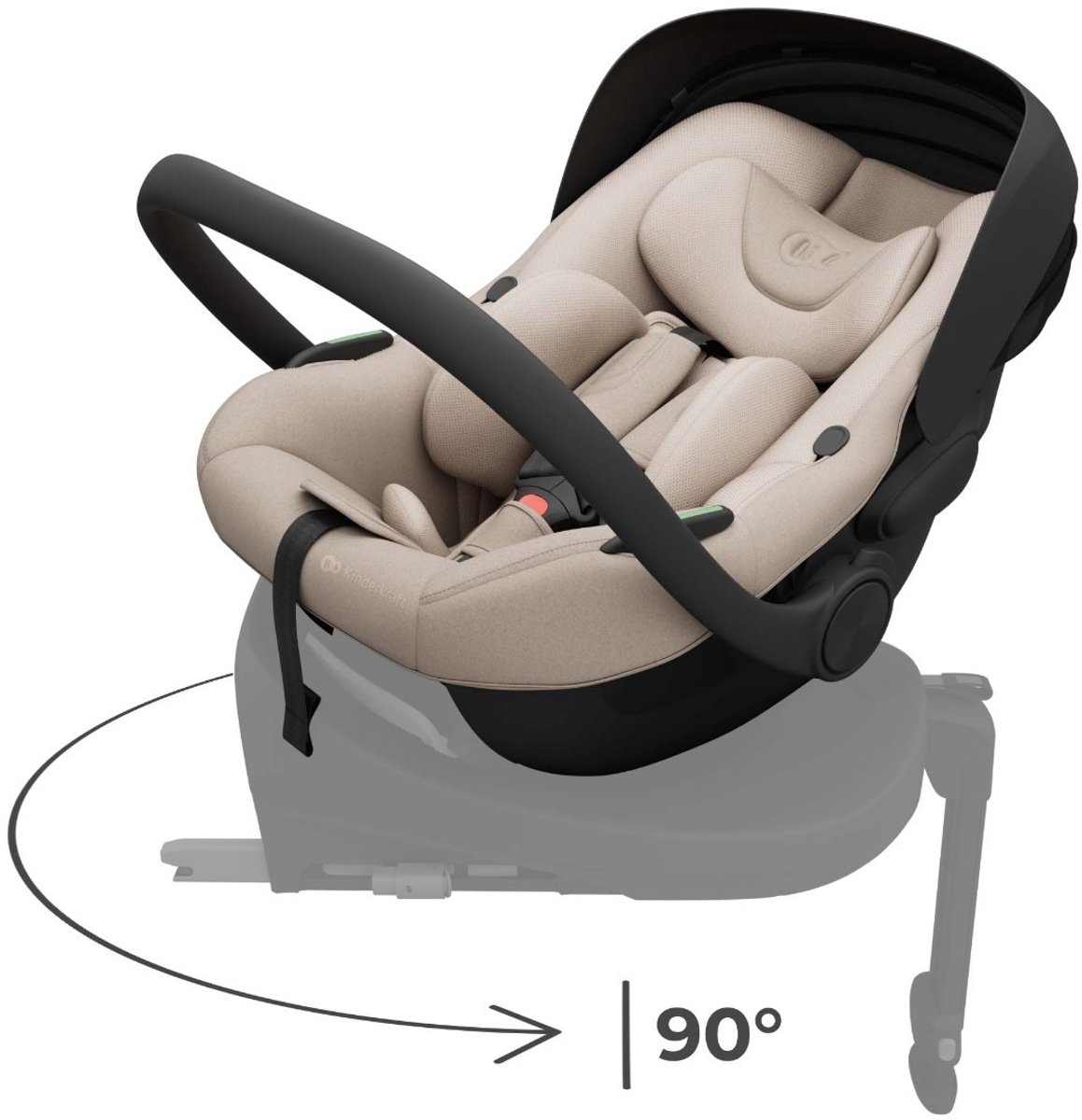 Kinderkraft I-Lite Endura Safe FX Isofix Autostoel Beige