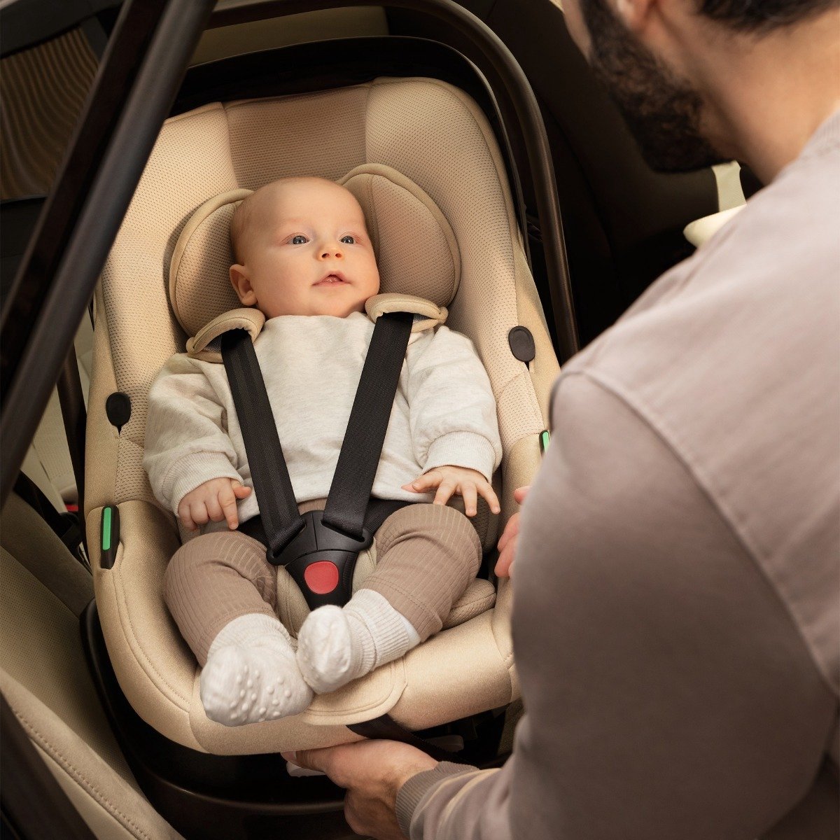 Kinderkraft I-Lite Endura Safe FX Isofix Autostoel Beige