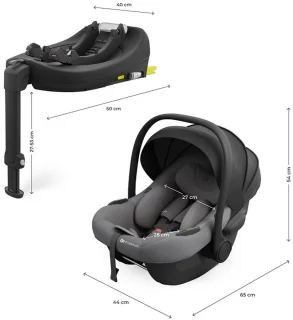 Kinderkraft I-LITE ISOFIX Autostoel 40-87 cm Grijs