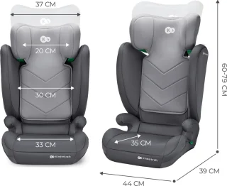 Kinderkraft I-SPARK 2-in-1 autostoel Grijs