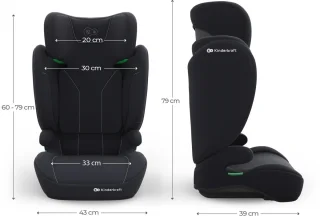 Wat vinden we goed aan de Kinderkraft I-SPARK 2 PLUS i-Size autostoel - Zwart