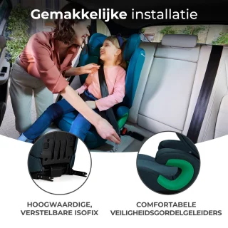 Kinderkraft Junior Fix 2 i-Size Autostoel Blauw Groep 2/3