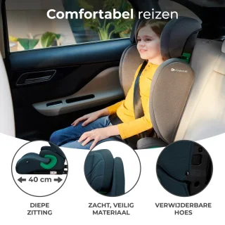 Kinderkraft Junior Fix 2 i-Size Autostoel Blauw Groep 2/3