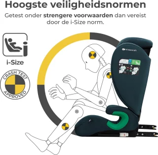 Kinderkraft Junior Fix 2 i-Size Autostoel Blauw Groep 2/3
