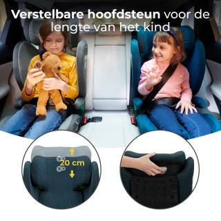 Kinderkraft Junior Fix 2 i-Size Autostoel Blauw Groep 2/3