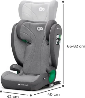 Kinderkraft JUNIOR FIX 2 I-SIZE Autostoeltje Grijs