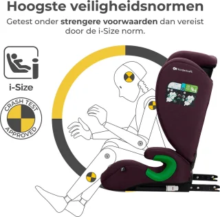 Kinderkraft Junior Fix 2 I-Size Autostoeltje Rood Gr. 2/3