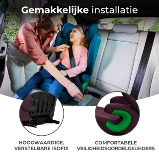 Kinderkraft Junior Fix 2 I-Size Autostoeltje Rood Gr. 2/3