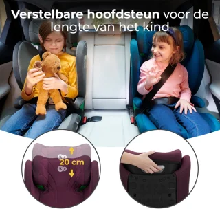 Kinderkraft Junior Fix 2 I-Size Autostoeltje Rood Gr. 2/3