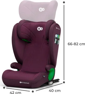 Kinderkraft Junior Fix 2 I-Size Autostoeltje Rood Gr. 2/3