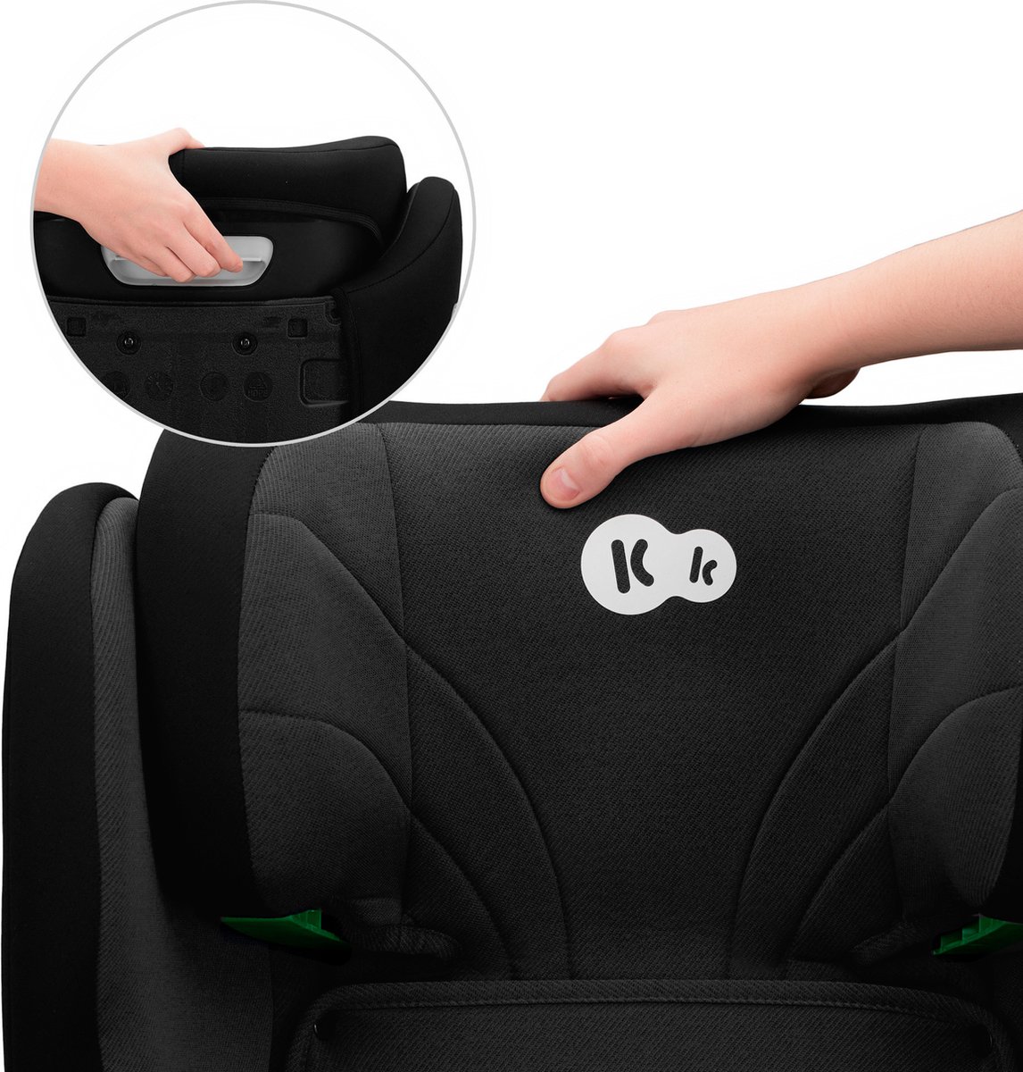 Kinderkraft JUNIOR FIX 2 I-SIZE Autostoeltje Zwart