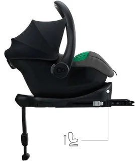 Kinderkraft MINK PRO 2 i-Size Autostoel met MINK FX 2 Base - Grijs
