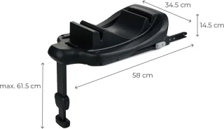 Kinderkraft MINK PRO 2 i-Size Autostoel met MINK FX 2 Base - Grijs
