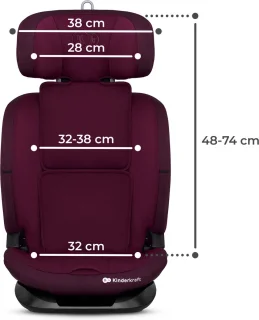 Kinderkraft ONETO3 i-Size autostoel