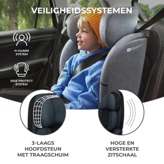 Kinderkraft ONETO3 I-SIZE Autostoel Zwart Isofix