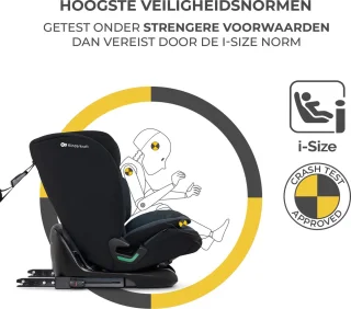 Kinderkraft ONETO3 I-SIZE Autostoel Zwart Isofix
