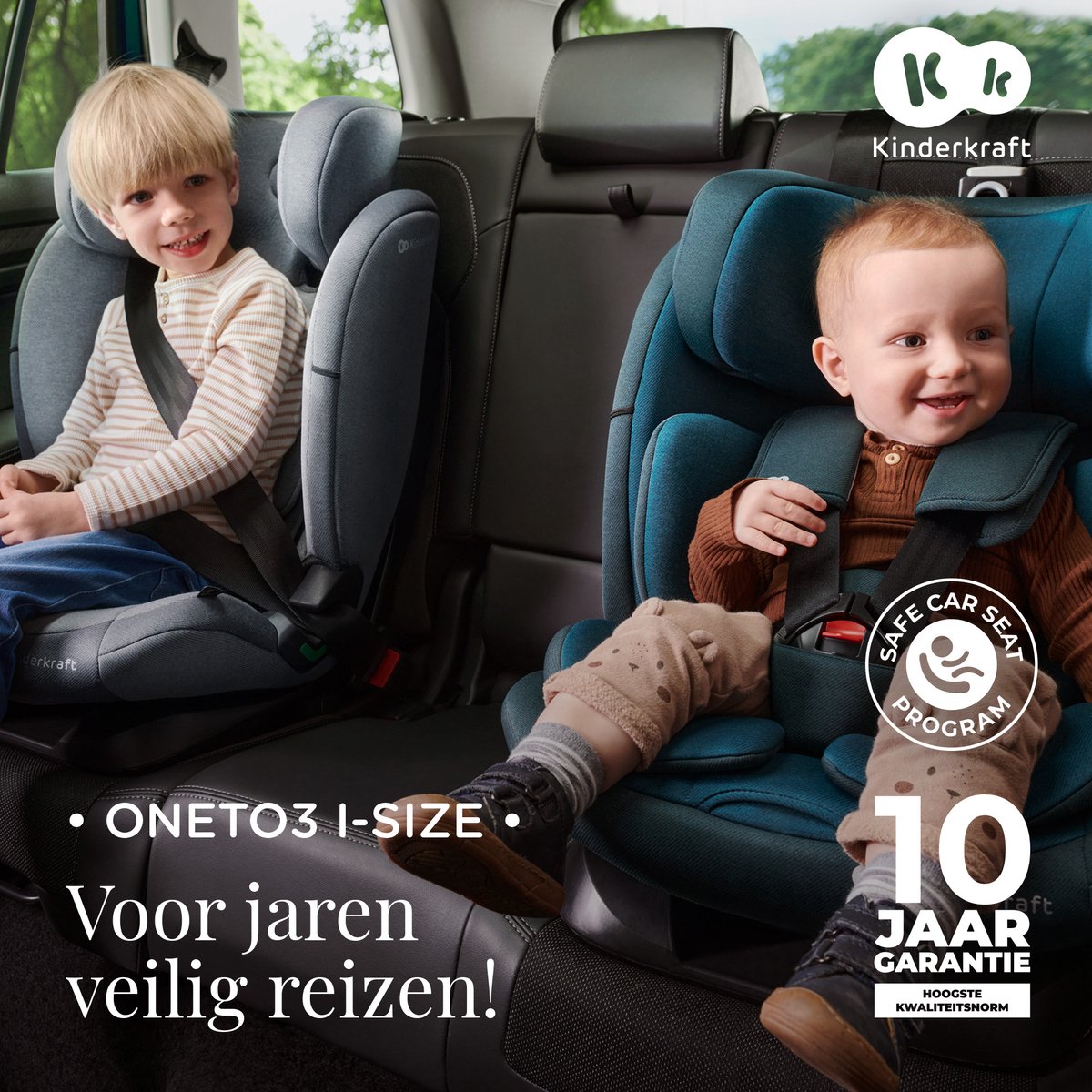 Kinderkraft ONETO3 I-SIZE Autostoeltje Bleuw