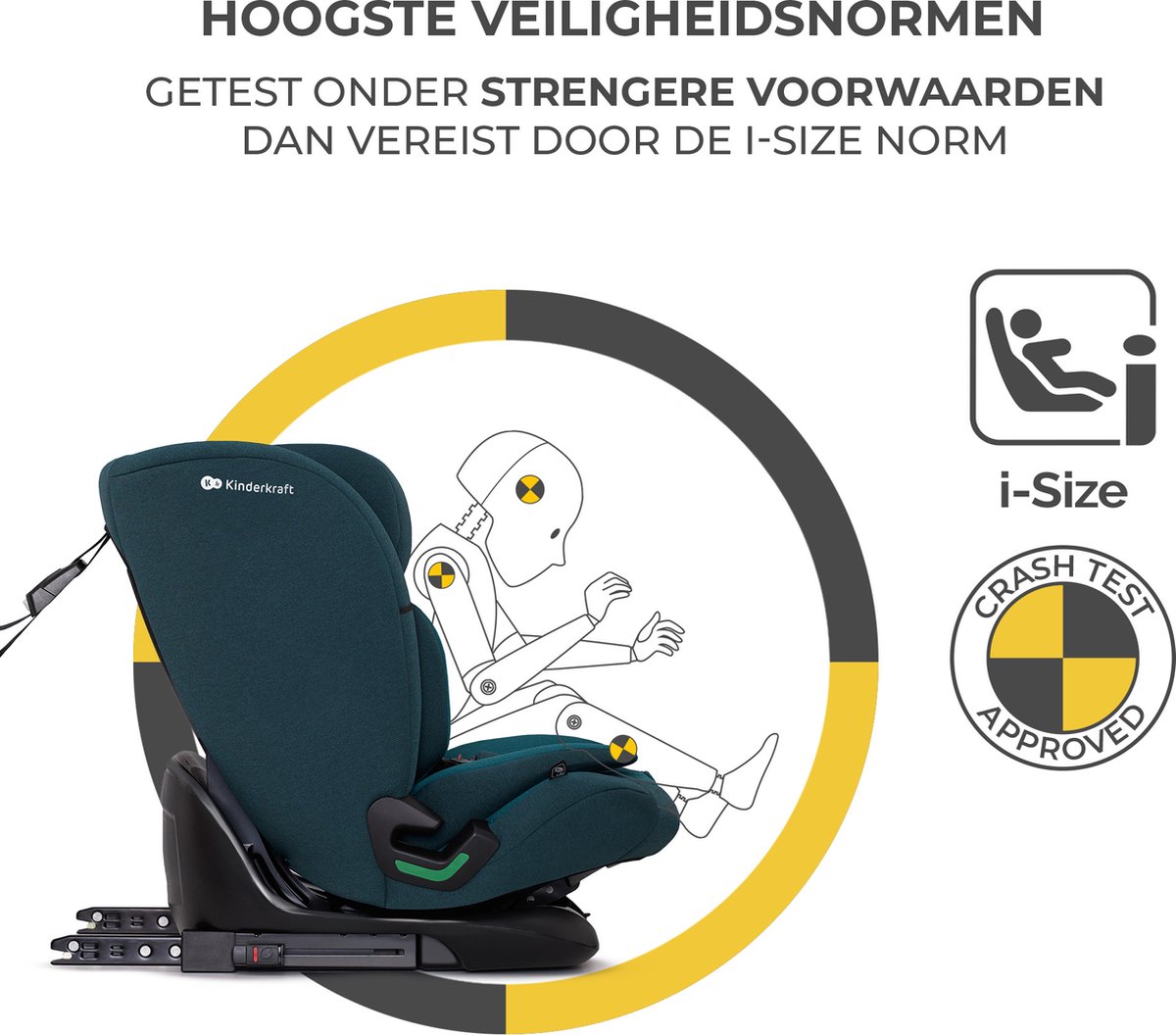 Kinderkraft ONETO3 I-SIZE Autostoeltje Bleuw