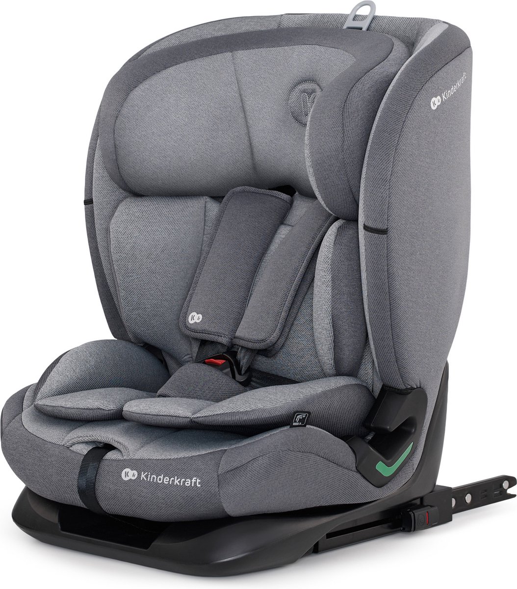 De Kinderkraft ONETO3 I-SIZE Autostoeltje Grijs Isofix in één oogopslag