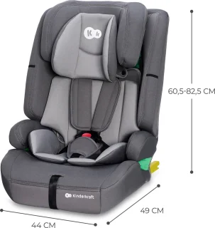 Kinderkraft Safety Fix2 i-Size Autostoeltje Grijs 9-36 kg