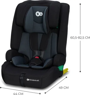 Kinderkraft SAFETY FIX2 I-SIZE Autostoeltje Zwart 9-36 kg