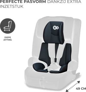 Kinderkraft SAFETY FIX2 I-SIZE Autostoeltje Zwart 9-36 kg