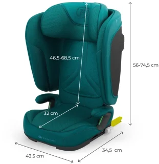 Kinderkraft UNITY 2 Autostoel Groen 3,5-12 Jaar ISOFIX