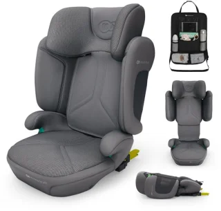 Kinderkraft XPAND 2 PRO i-Size autostoel + auto-organizer – 100-150 cm – groep 2/3 – grijs