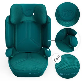 Kinderkraft XPAND 2 PRO i-Size autostoel en auto-organizer – groen