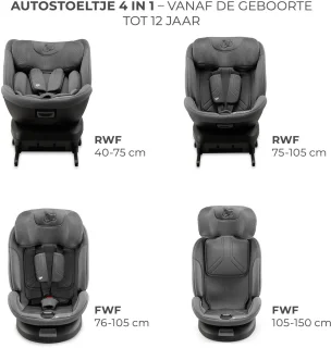 Kinderkraft XPEDITION 3 i-Size Autostoel Grijs