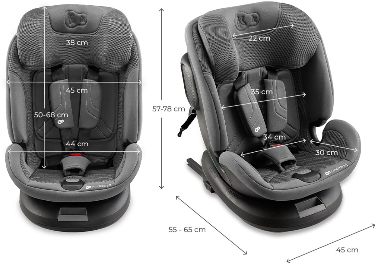 Kinderkraft XPEDITION 3 i-Size Autostoel Grijs
