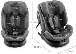 Kinderkraft XPEDITION 3 i-Size Autostoel Grijs