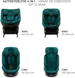Kinderkraft XPEDITION 3 i-Size Autostoel Groen