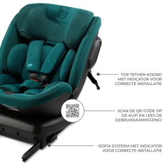 Kinderkraft XPEDITION 3 i-Size Autostoel Groen