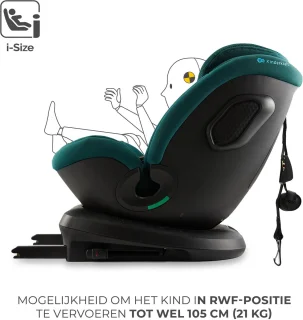 Kinderkraft XPEDITION 3 i-Size Autostoel Groen