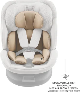 Kinderkraft XPEDITION 3 i-Size Autostoel met ISOFIX Beige