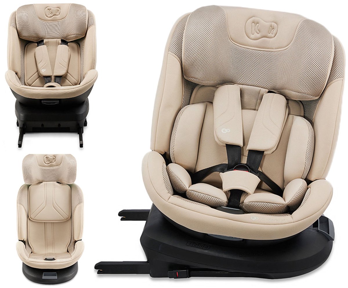 De Kinderkraft XPEDITION 3 i-Size Autostoel met ISOFIX Beige in één oogopslag