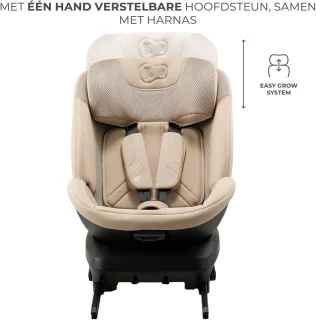 Kinderkraft XPEDITION 3 i-Size Autostoel met ISOFIX Beige