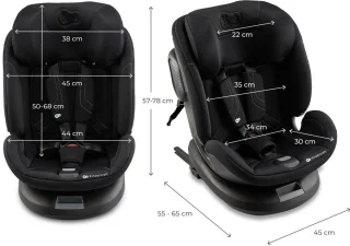 Kinderkraft XPEDITION 3 i-Size Autostoel zwart 40-150 cm